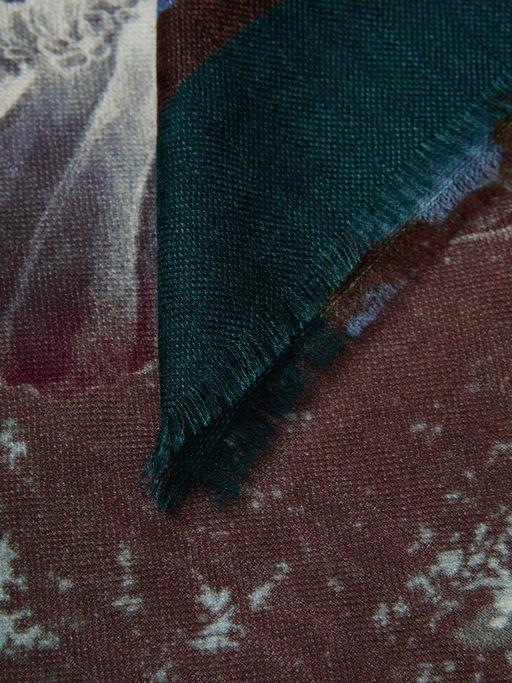 Палантин жен. шерсть+шелк 95х200 JG43-8530-12 - Eleganzza фото 2