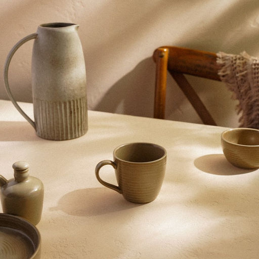 Кружка SL Home Песчаный бриз, 320 мл, фарфор, бежевая - Simaland фото 5