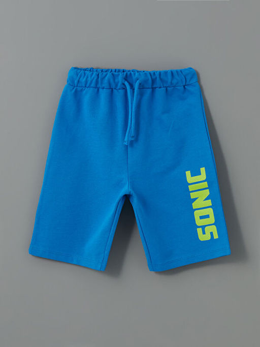 Sonic Bask?l? Erkek ?ocuk Ti??rt ve ?ort 2li
