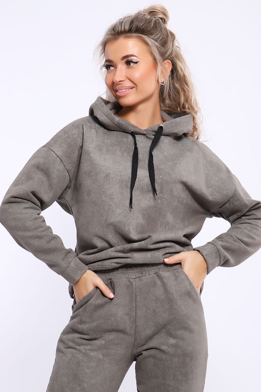 Толстовка Натали 36862 из футера с начесом  фото 9