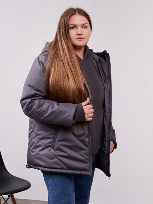Куртка демисезонная Нэт серый - Yollochka фото 5