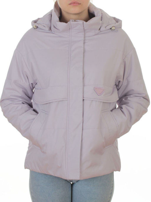 7060 LILAC Куртка демисезонная женская (100 гр. холлофайбер) - Fashion фото 3