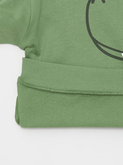 Bisiklet Yaka Bask?l? Erkek Bebek Pijama Tak?m - Waikiki фото 3