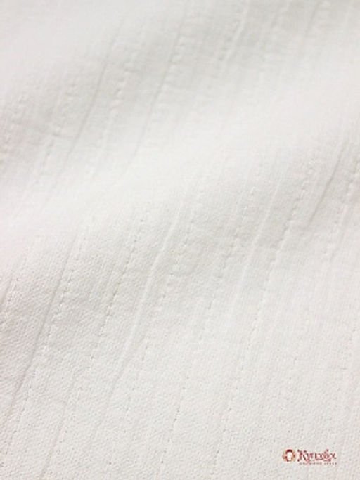 Муслин двухслойный стеганый с эф.жатости, цв.Молочный, СОРТ2, ш.1.36м, хлопок-100%, 200гр/м.кв