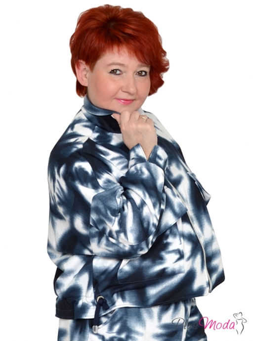 Толстовка Модель №1535 размеры 44-84 - Plusmoda фото 5