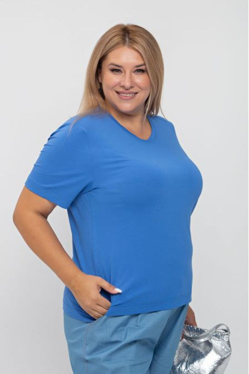 Футболка Luxury Moda 1023 голубой