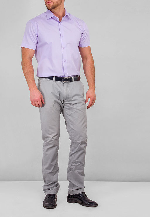 Сорочка мужская короткий рукав GREG 720/109/LV/ZV  фото 3