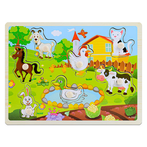 Пазл-вкладыш Домашние питомцы - Щепочка фото 2