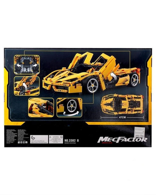 Конструктор Автомобиль Феррари 1367 дет. (арт. 3382B) - Storyland фото 2