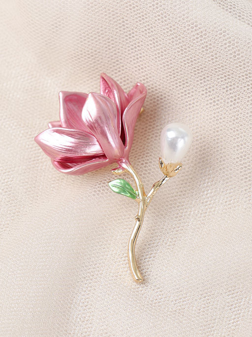 Брошь Магнолия / 5032-55 /уп 24/ - ГалеонТрейд фото 3