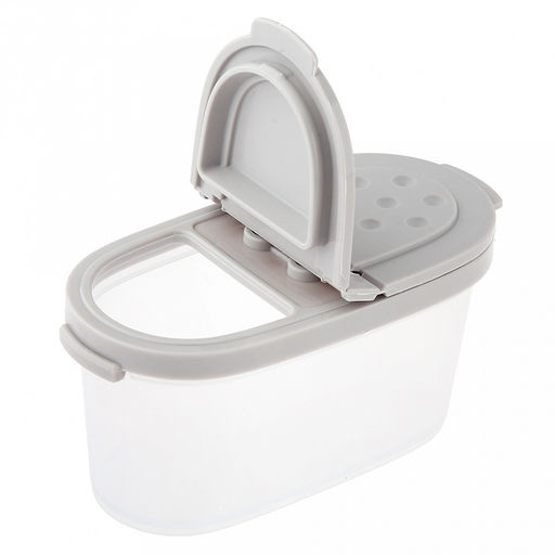 Контейнер для специй пластмассовый 120мл, 5х5х10,5см, смоки (Россия)