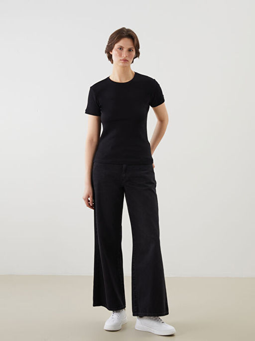 Bisiklet Yaka Kad?n Ti??rt