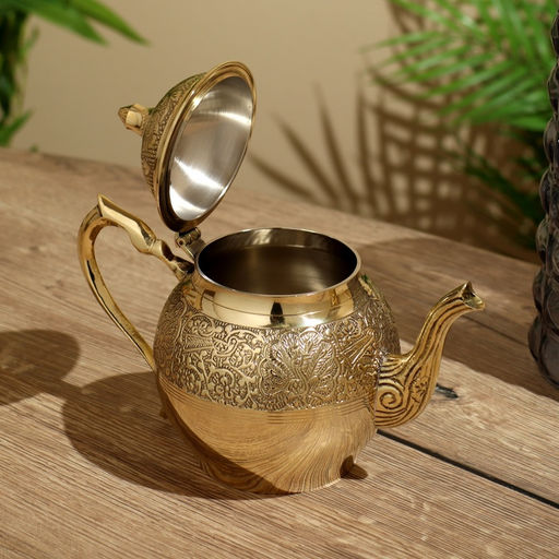 Чайник 24х11х18 см, латунь