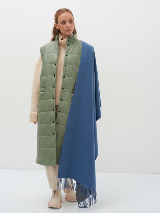 В составе шерсть! Палантин двусторонний - Tantino фото 2