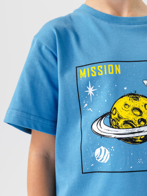 CHILLEASY 270001C-40 Пижама для мальчика (футболка, брюки), Светло синий