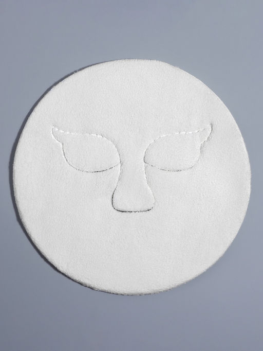 Маска для лица, многоразовая, 24×13.5 см, белая