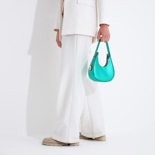 Сумка-багет на молнии, цвет зелёный - Simaland фото 6