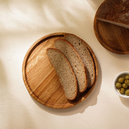 Доска для пиццы SL Home «Доливия», d=25 см, дуб