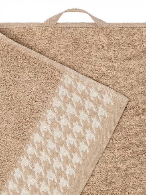 Полотенце для рук 35x70 бежевый махровая ткань