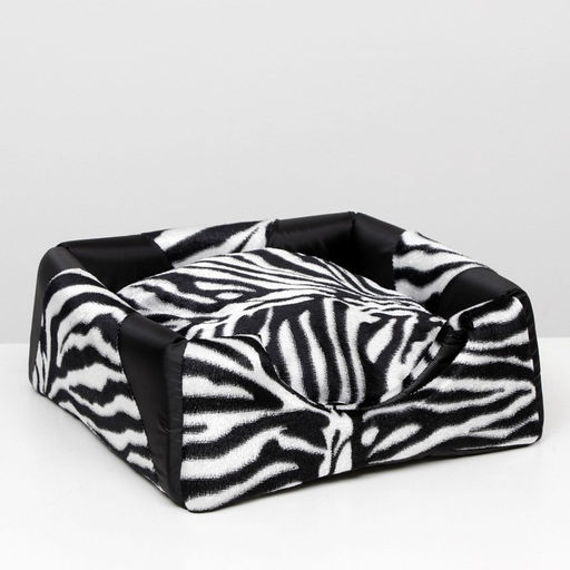 Дом-трансформер трапеция 43 х 43 х 34 см, расцветка зебра - Simaland фото 6