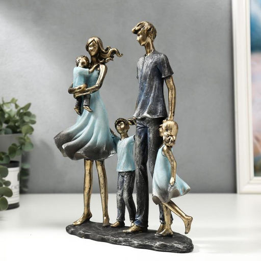 Фигурка полистоун «Большая семья», 26.5×7.5×21 см