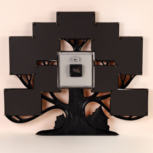 Фоторамка коллаж с часами Дерево 68x57 см / WK12B /уп 12/10 фото - Галеонтрейд фото 8