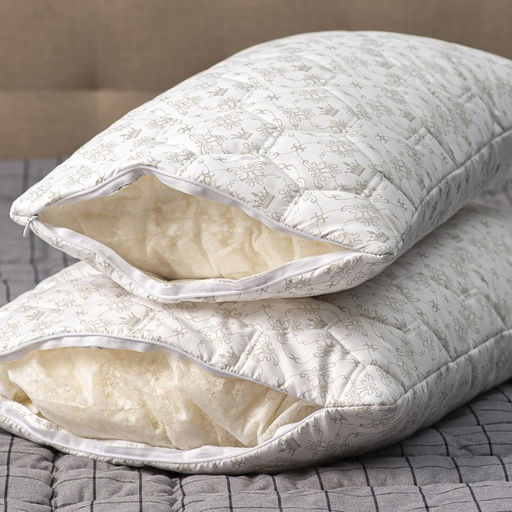 Подушка Бамбук+Латекс высокая 50х68 см, бамбук. волокно/натур.латекс, тик, пэ100% - Kupu-kupu фото 4