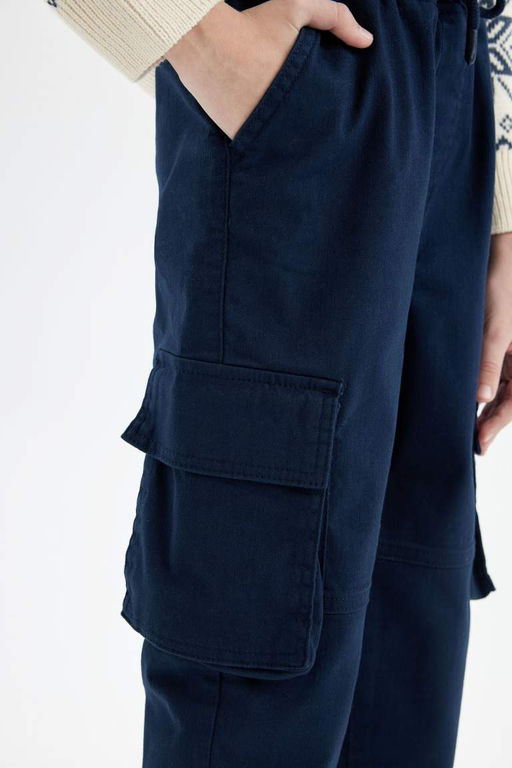 Габардиновые брюки-джоггеры для мальчиков - Defacto фото 5