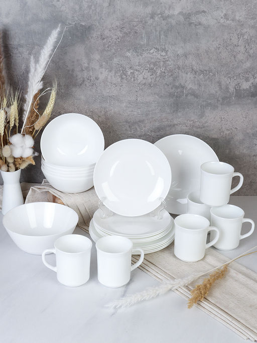 Столовый набор 25 предметов Дэй с кружками 300 мл /19/FLYGP8575672 /CB300/6 (WHITE) /уп 2/ - Галеонтрейд фото 4