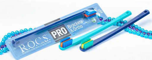 Зубная щетка R.O.C.S. PRO Brackets & Ortho, мягкая ROCS/РОКС  фото 4