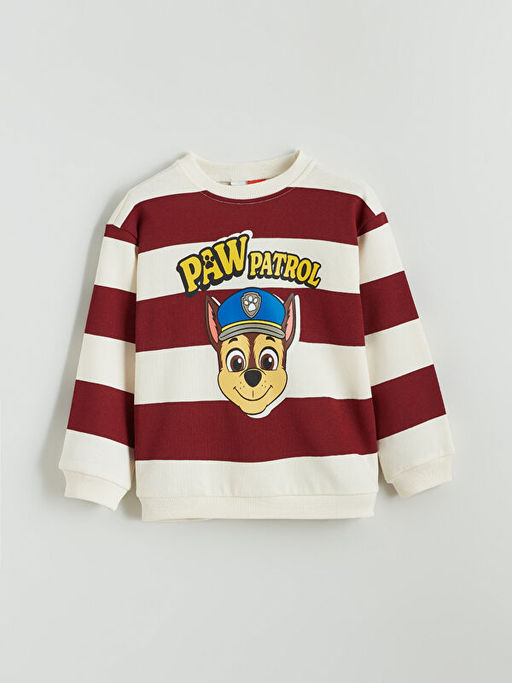 ?izgili Paw Petrol Bask?l? Erkek ?ocuk Sweatshirt ve E?ofman Alt