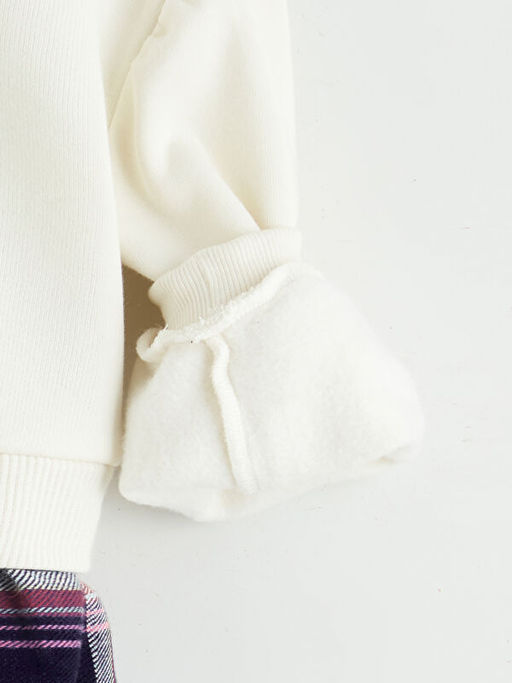 Bask?l? K?z ?ocuk Elbise