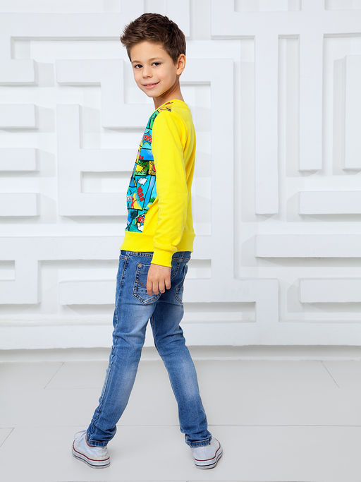 Свитшот "Тродон",лимонный