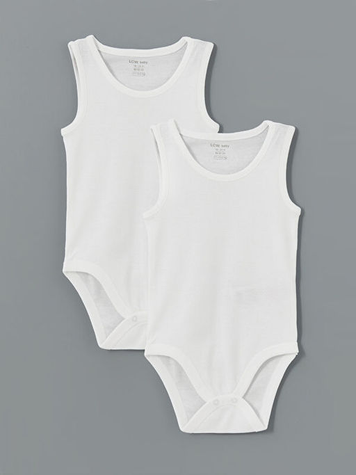 Organik Kuma? Erkek Bebek ??t??tl? Bodysuit 2li