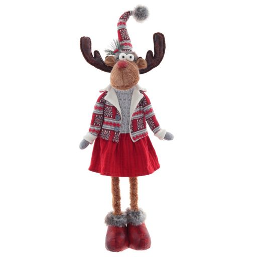 Игрушка набивная "Олень", L29 W17 H101/72 см, 2в.