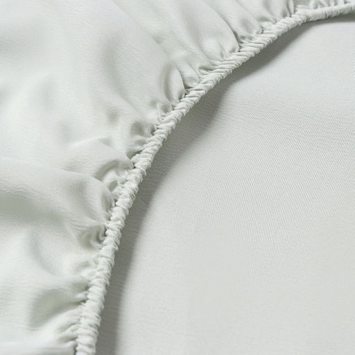 Простыня на резинке LoveLife 160*200*25 см, цв.зеленый, жатка, 100% п/э, 100гр/м2  фото 2