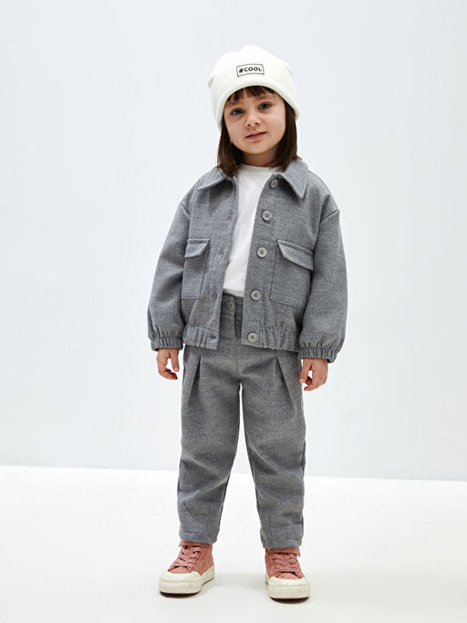 Basic Uzun Kollu K?z Bebek G?mlek Ceket - Waikiki фото 3