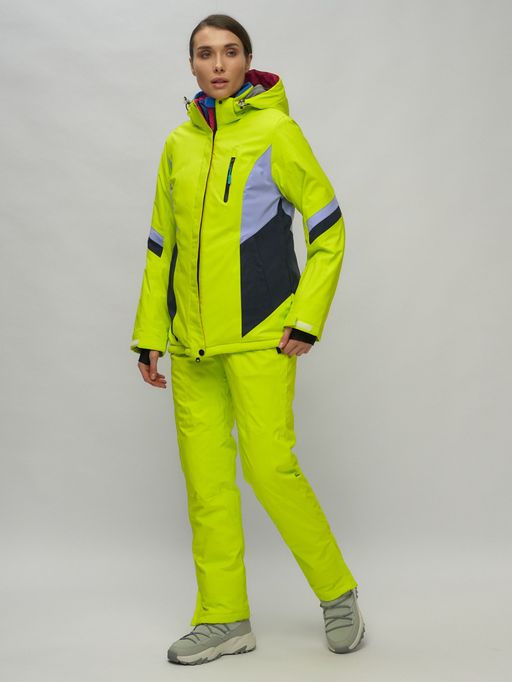 Горнолыжный костюм женский салатового цвета 02201Sl - Chunmai фото 36