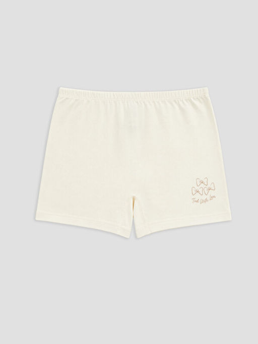 Bask?l? K?z ?ocuk Boxer 3l?