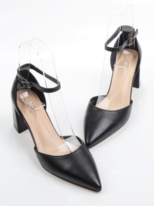 06-HDP1168-1 BLACK Туфли летние женские (натуральная кожа)