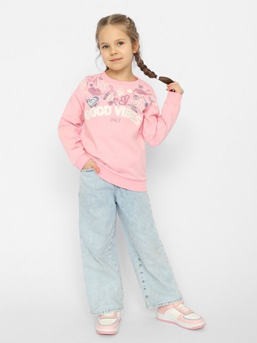 CRB wear/CSKG 63439-27-350 Джемпер для девочки,розовый/Ex.Cherubino  фото 2