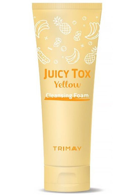 Trimay*Juicy Tox Yellow Cleansing Foam* Очищающая пенка на основе желтого комплекса  фото 3