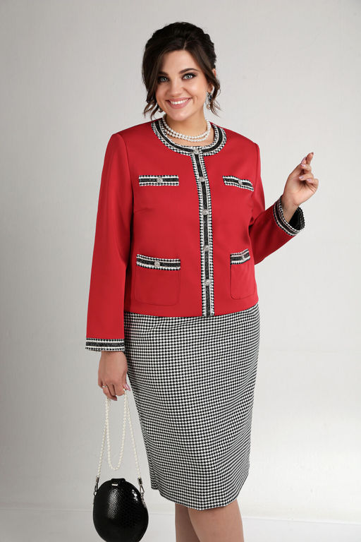 Костюм Aira Style 24-16А Красно-черный