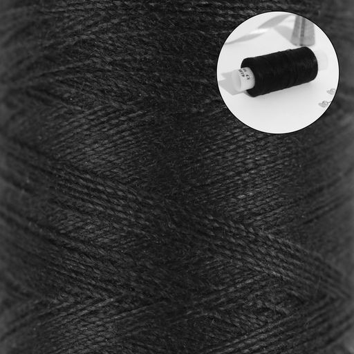 Цена за 20 шт. Нитки 40ЛШ, 200 м, чёрные №115