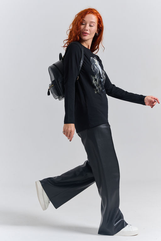 8575 футболка с дл.рукавом унисекс