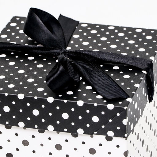 Цена за 12 шт. Коробка Самосборная В крапинку Черная, 15х15х15 см - Simaland фото 3