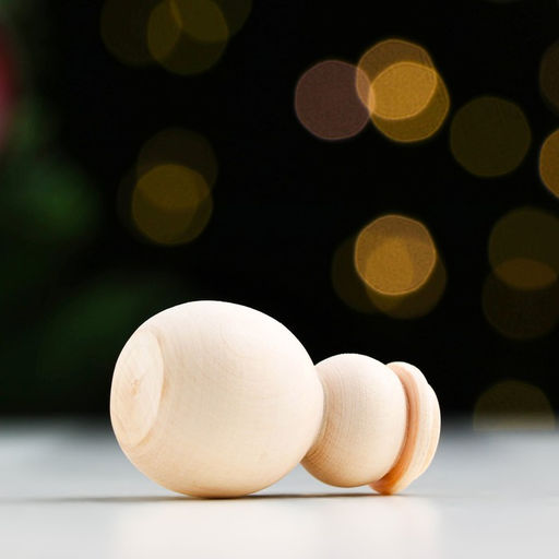 Цена за 2 шт. Новый год. Заготовка для творчества Снеговик, 5х3 см