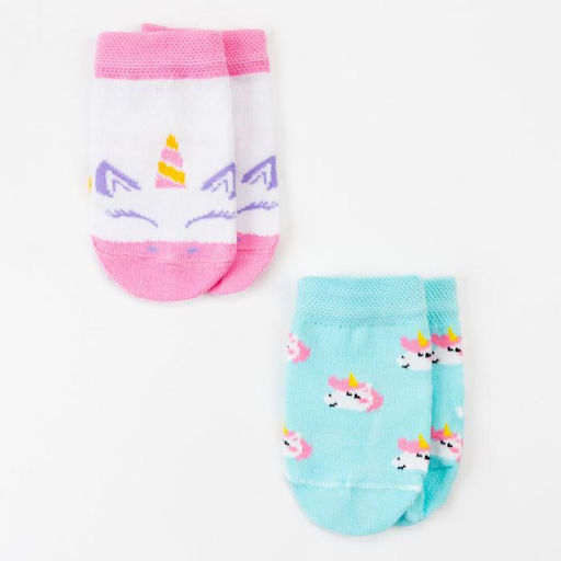 Носки детские Крошка Я «Единорог», набор 2 пары, 10-12 см