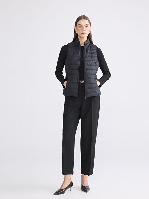 Dik Yaka Kad?n ?i?me Yelek