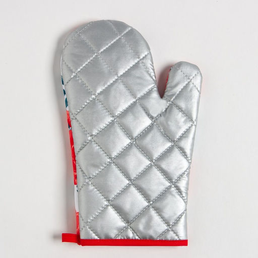 Цена за 2 шт. Кухонный набор Доляна «Розы» прихватка 17×17 см, варежка 25×16 см, 100% п/э